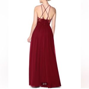 Azazie Ginger bridesmaids dress